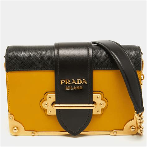 yellow bag prada|prada cahier bag green.